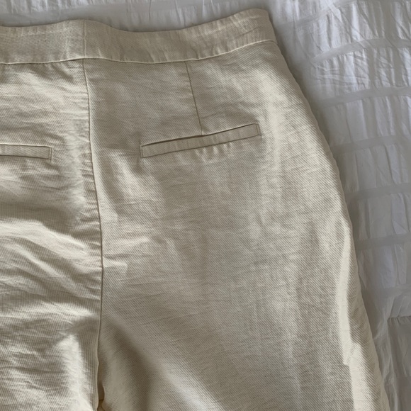 Zara linen look straight leg trouser - Picture 4 of 5
